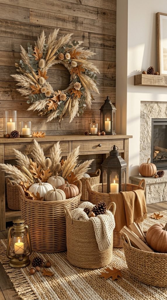 Use Woven Baskets for Texture