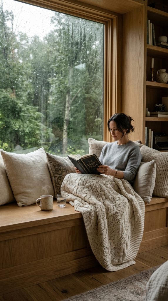 Window Seat with Soft Layers