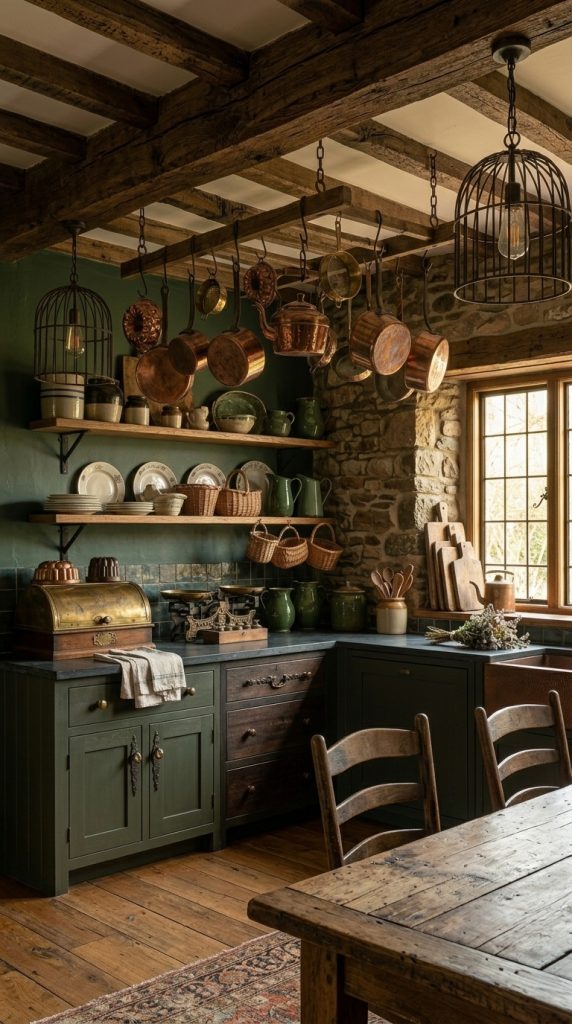 Add Exposed Wooden Ceiling Beams