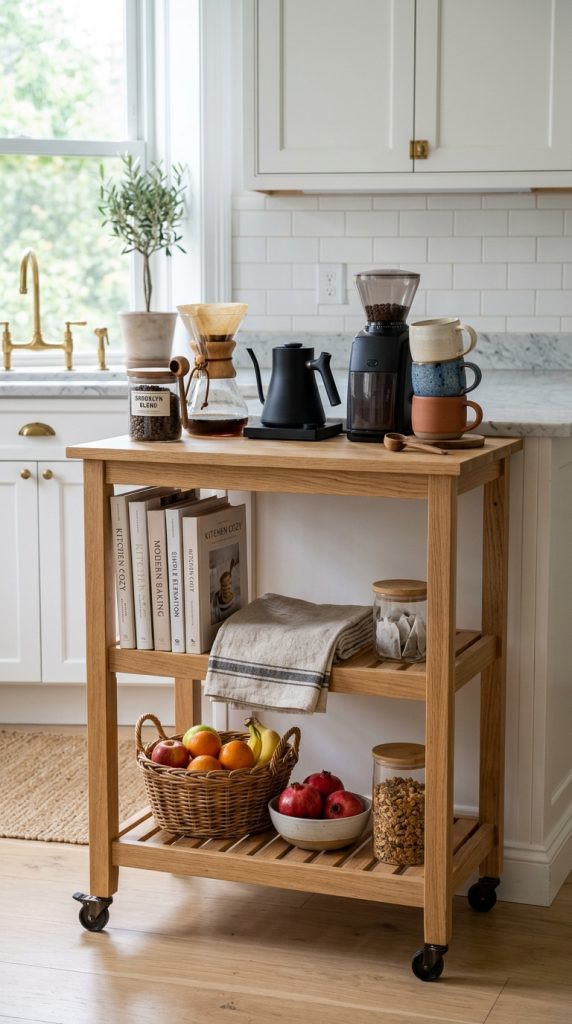 Add Open Storage With Rolling Carts
