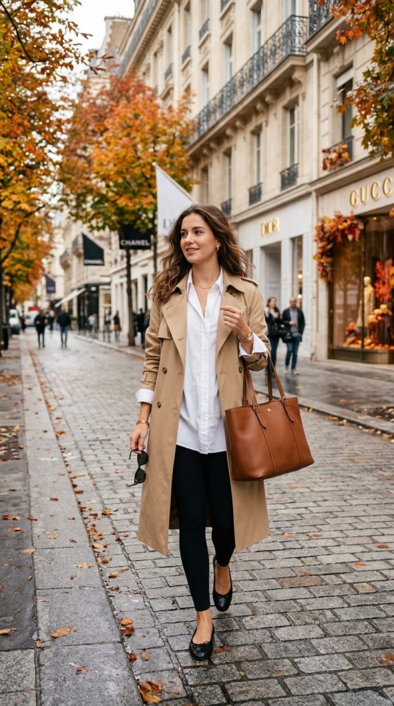 Ballet Flats With Black Leggings