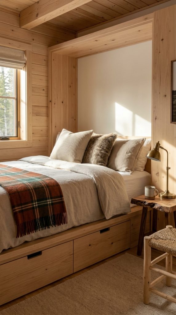 Built-In Bed With Storage Drawers
