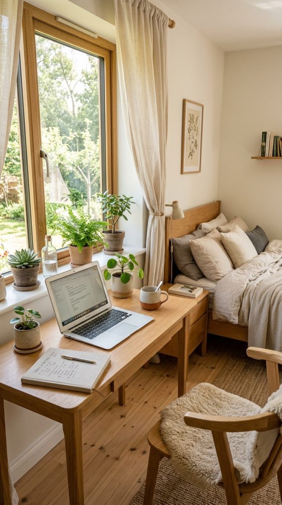 Built In Study Nook