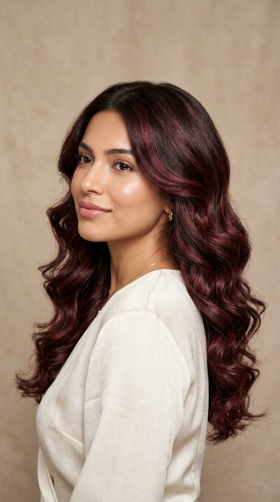 Burgundy Brown Dimension