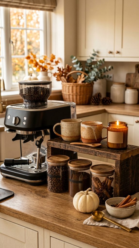 Candlelit Coffee Station