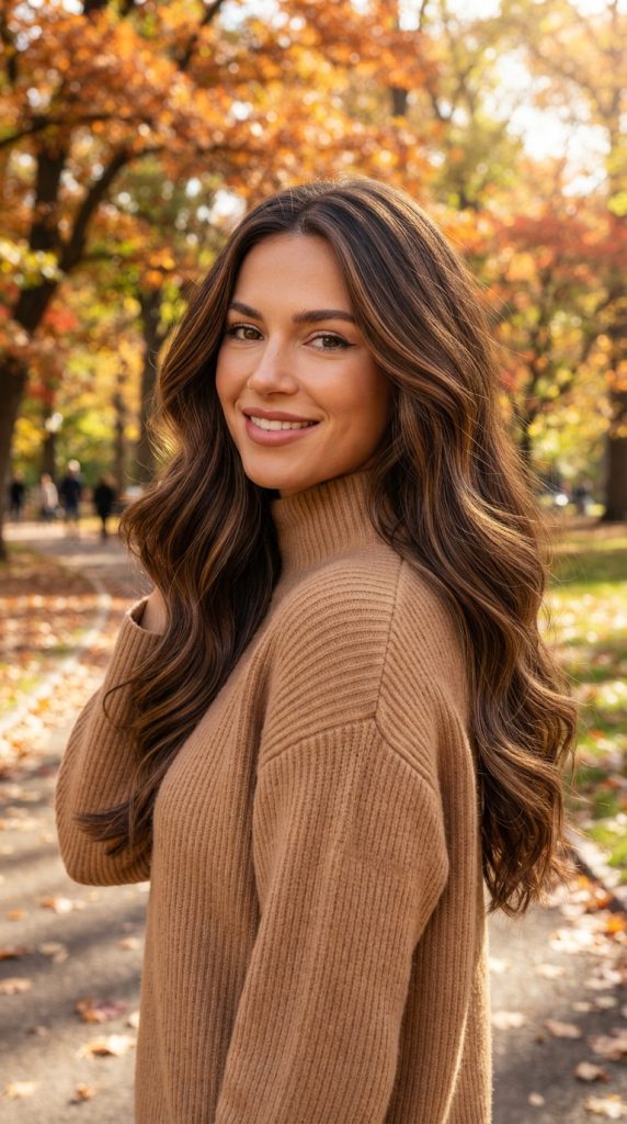 Chocolate Brown Balayage