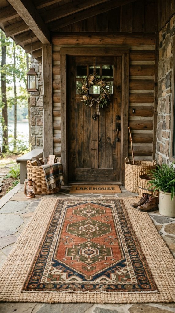 Cozy Layered Rug Combination