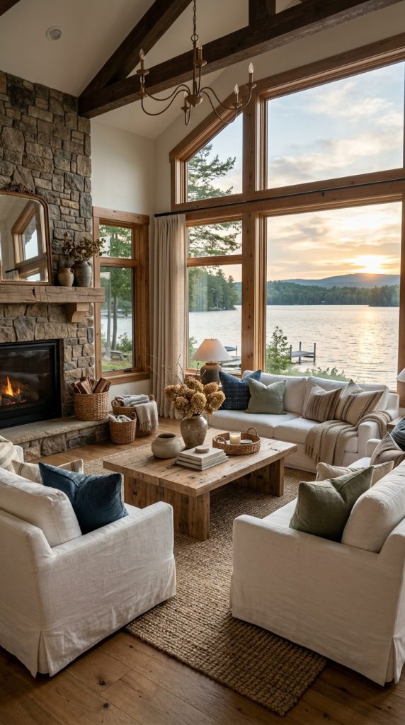 Cozy Linen Slipcovered Sofas