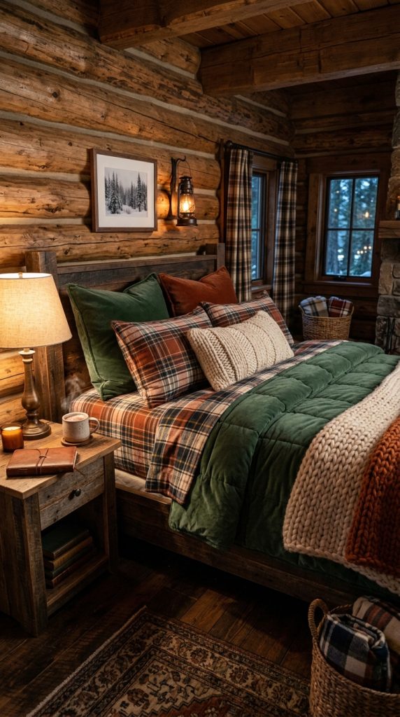 Cozy Plaid Bedding Layers