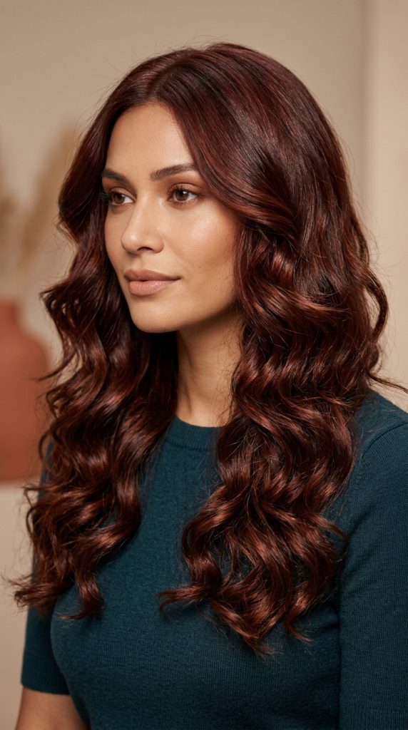 Deep Auburn Elegance