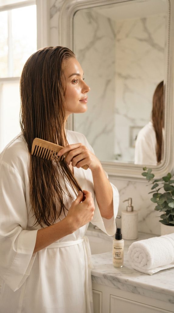 Detangle Gently To Prevent Breakage