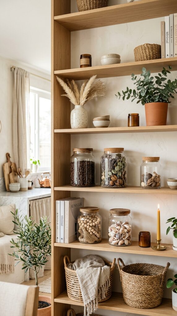 Display Clear Glass Jars