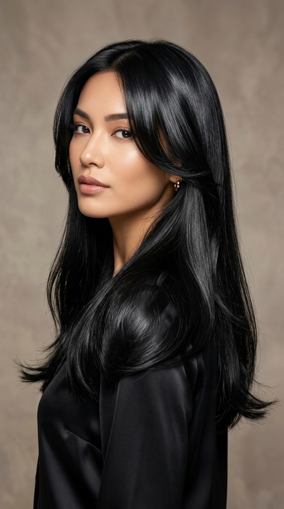 Glossy Black With Soft Layers