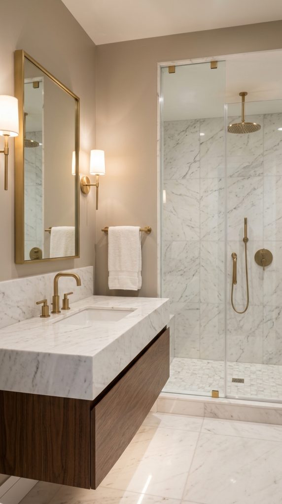 Gold and Brass Fixtures