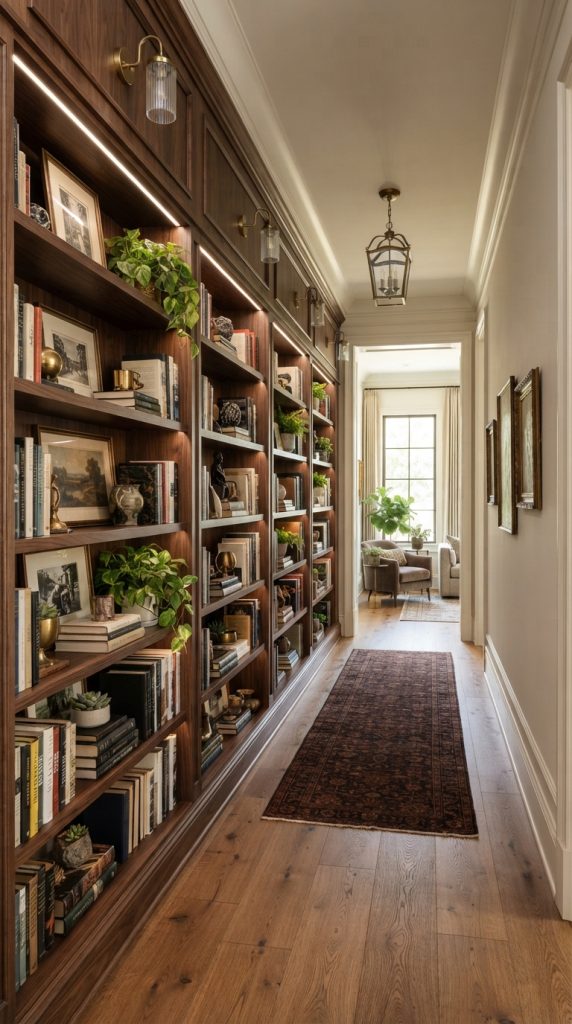 Hallway Library Wall