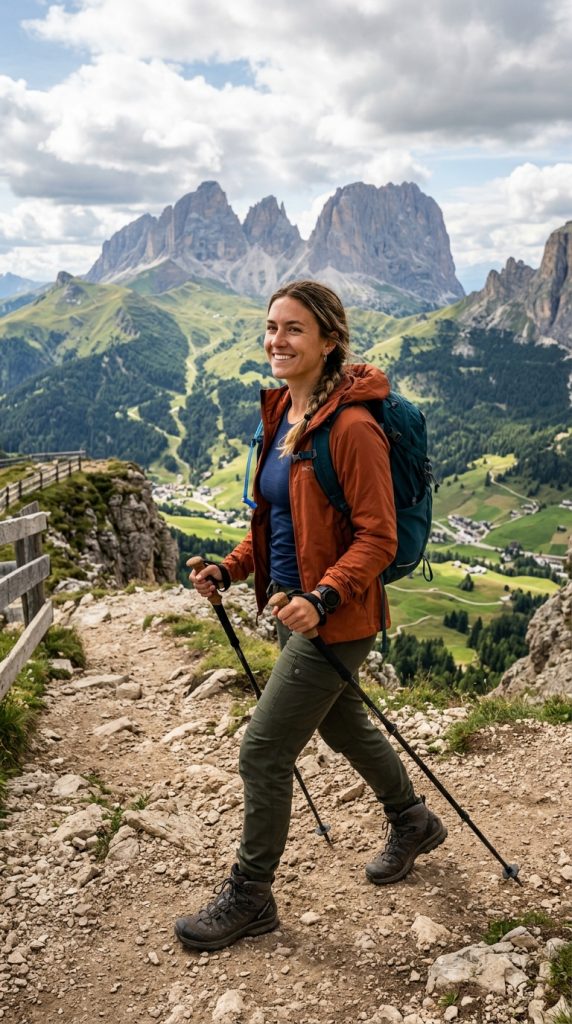 Hiking Shoes With Utility Outfit