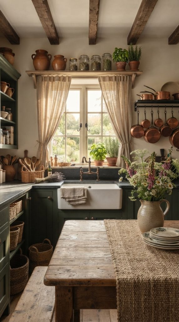 Layer Natural Linen Textiles