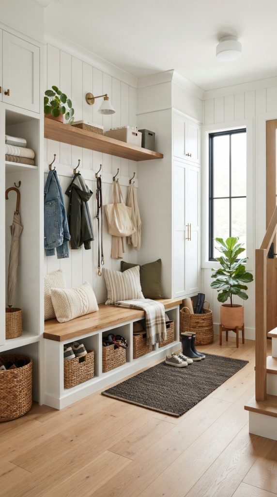 Mudroom Storage Shelving