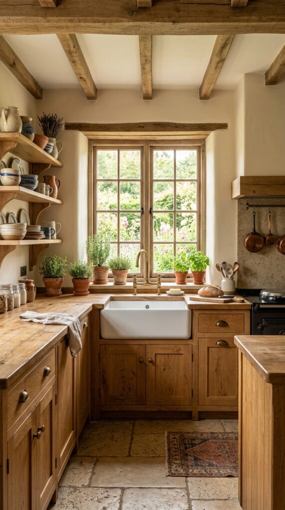 Natural Wood Cabinets