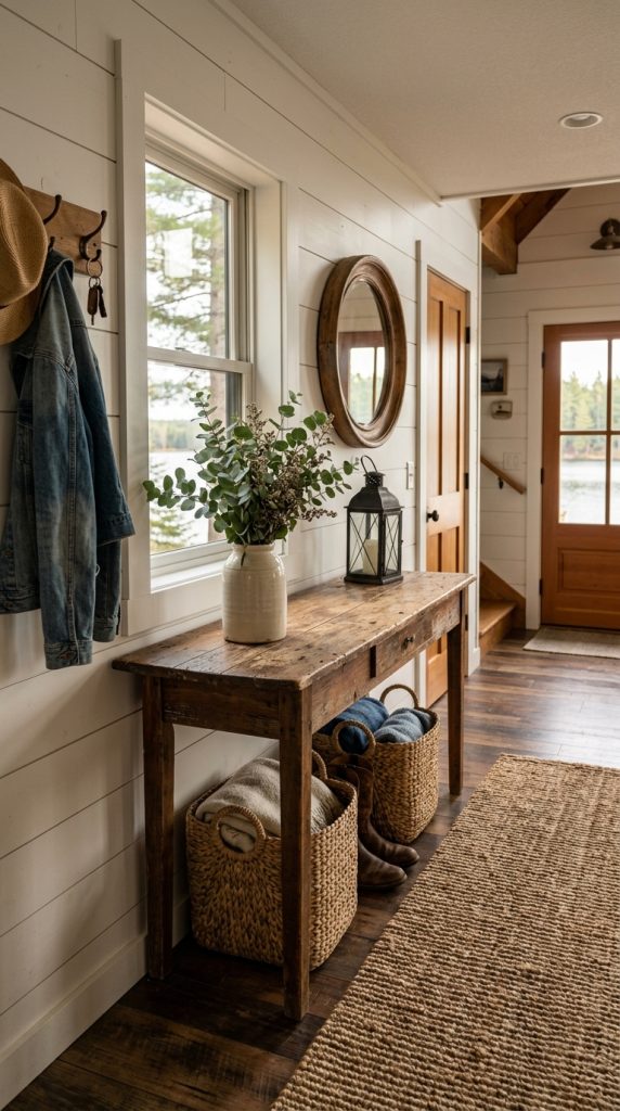 Reclaimed Wood Console Table