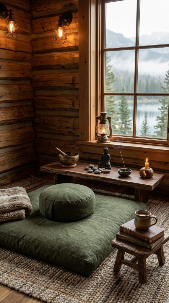Rustic Meditation Corner