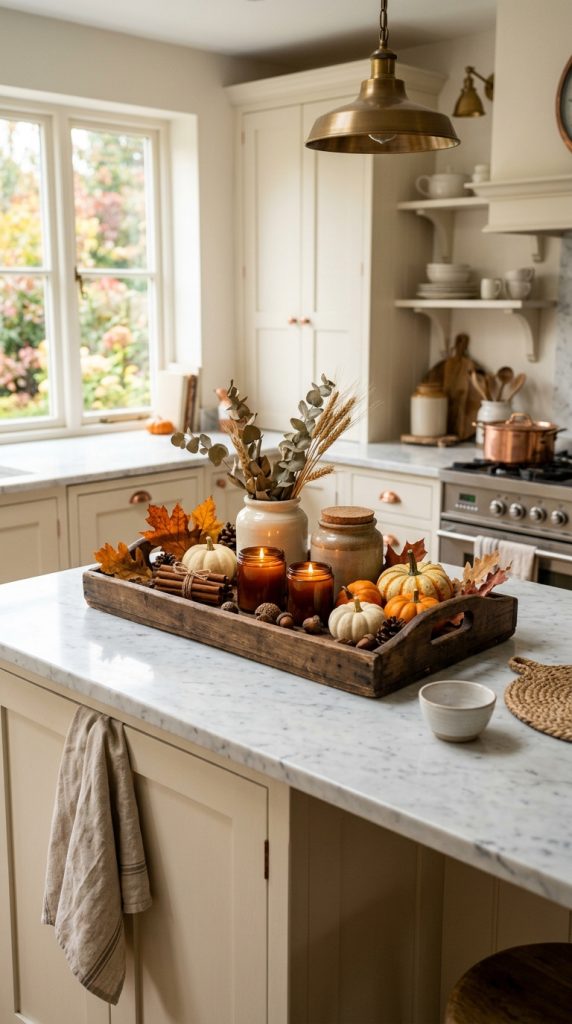 Rustic Wooden Tray Styling