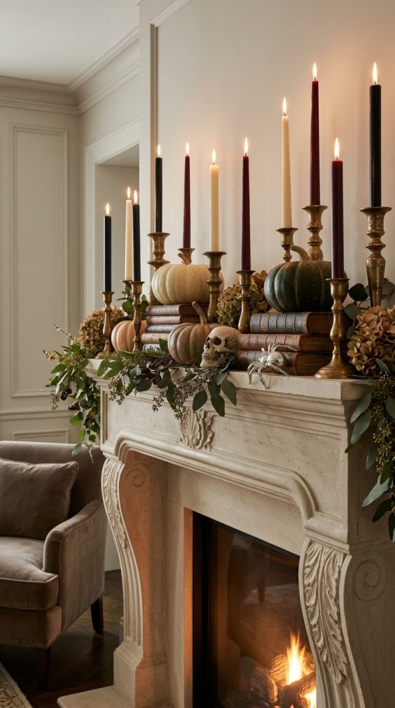 Style Vintage Brass Candle Holders