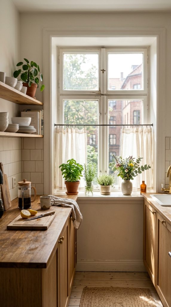 Style Windows With Lightweight Curtains