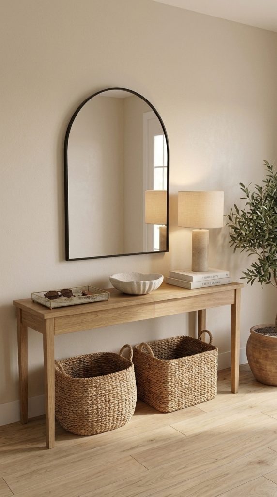 Stylish Entryway Catch All Station