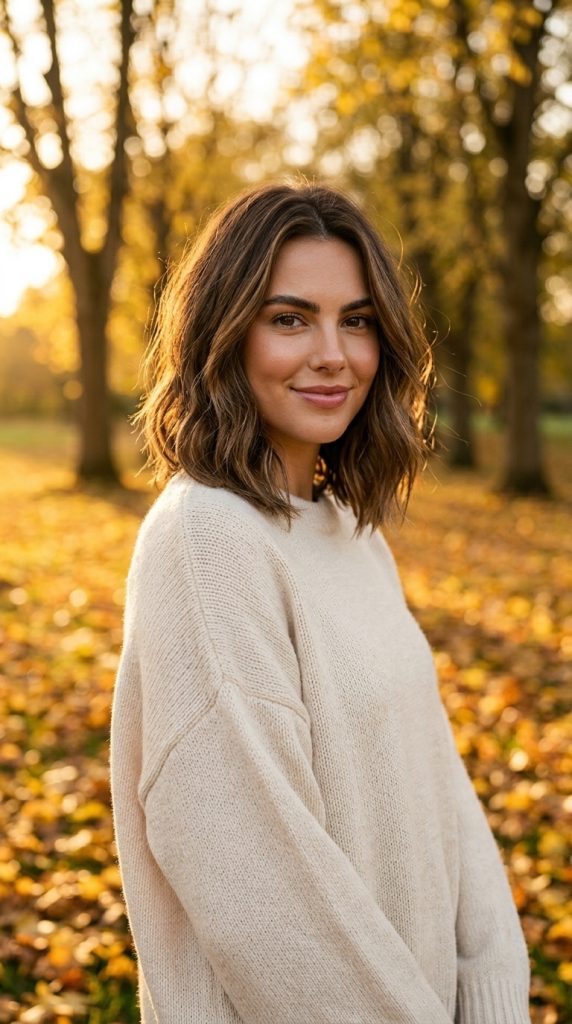 Textured Collarbone Lob
