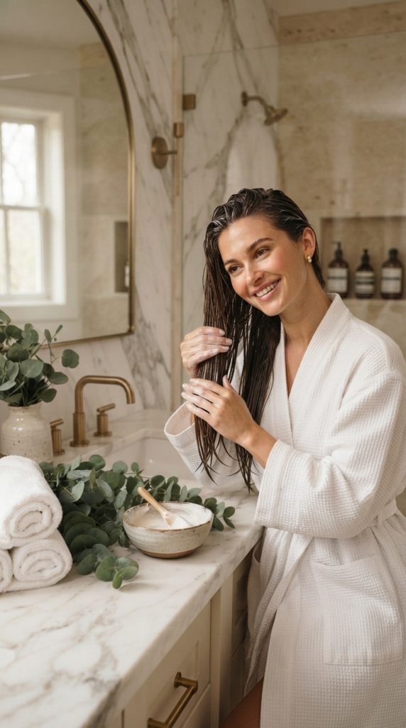 Use A Deep Conditioning Hair Mask Weekly