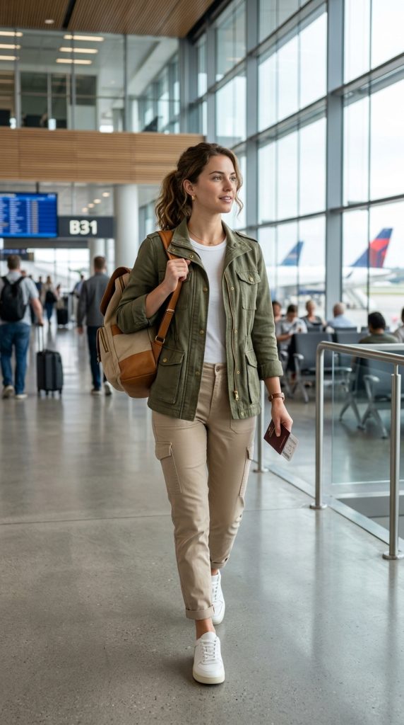 Utility Jacket With Cargo Pants