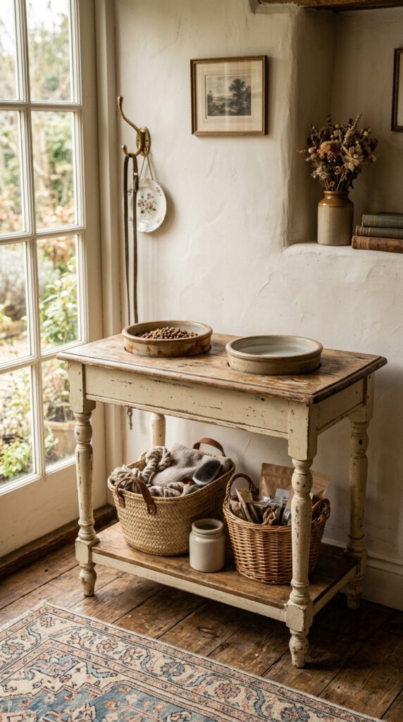 Vintage Side Table Conversion