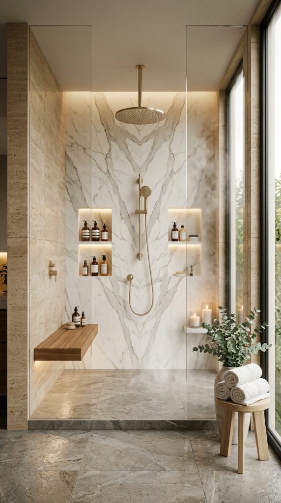 Walk In Rainfall Shower