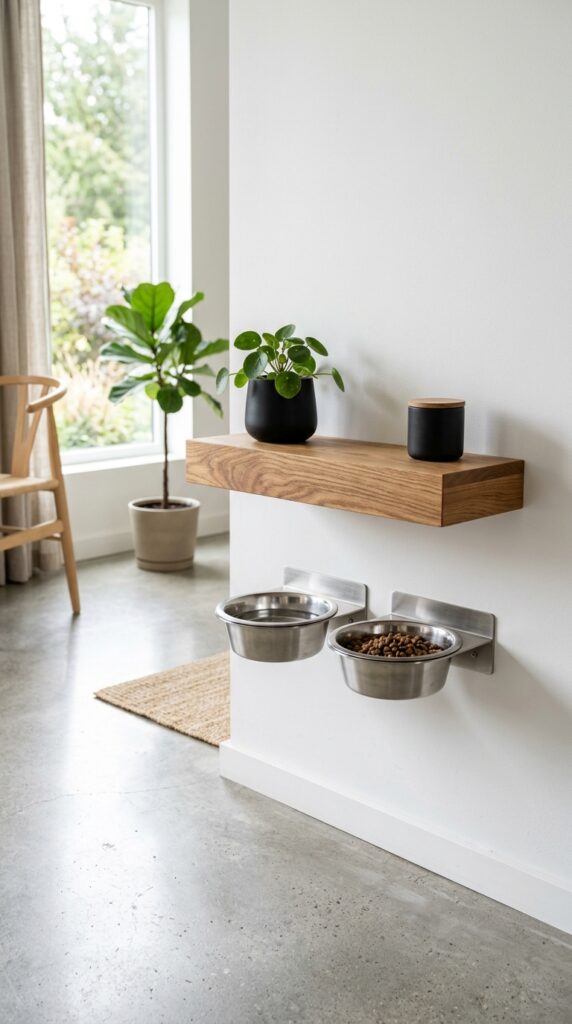 Wall-Mounted Bowl Brackets