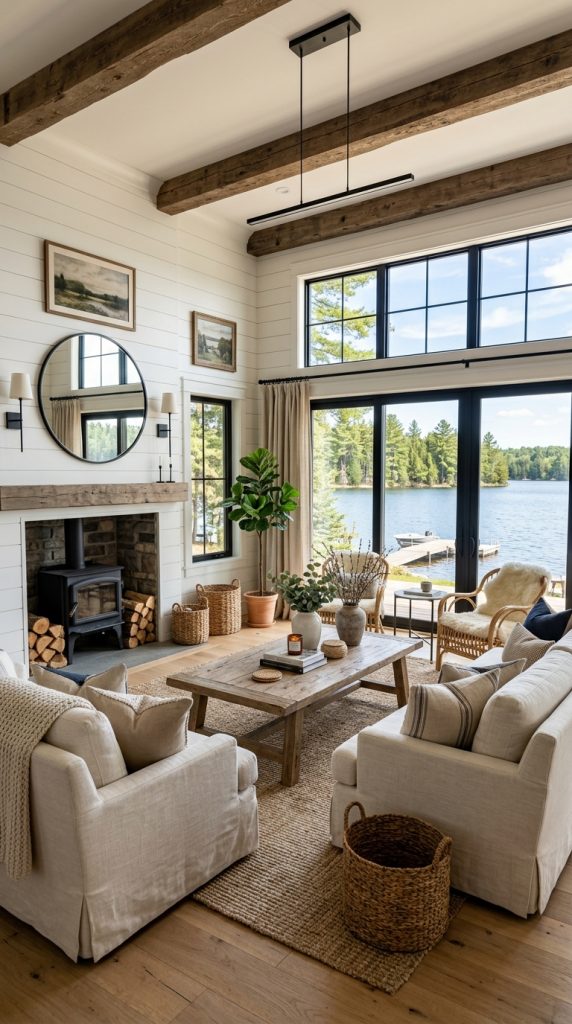 White Shiplap Walls