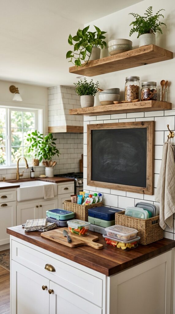 Add a Chalkboard Meal Planning Board