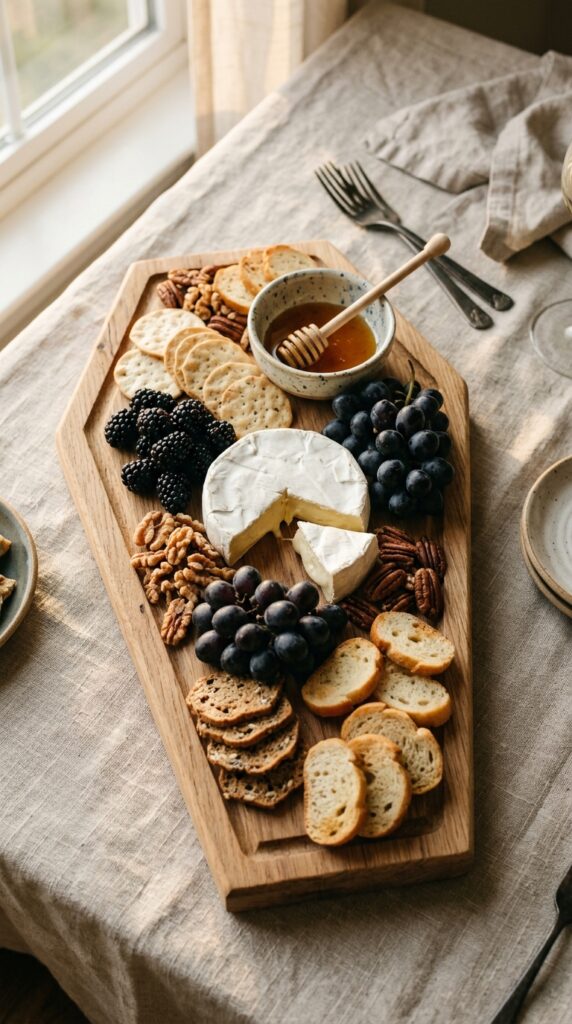 Blackberry and Brie Coffin Board