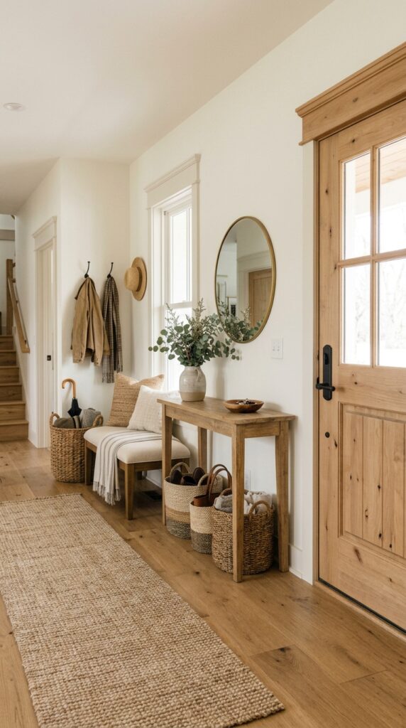 Bring in Woven Baskets for Storage