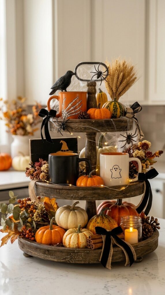 Build a Tiered Tray Mug Display
