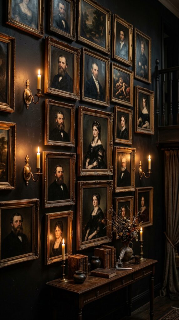 Candlelit Portrait Gallery Wall