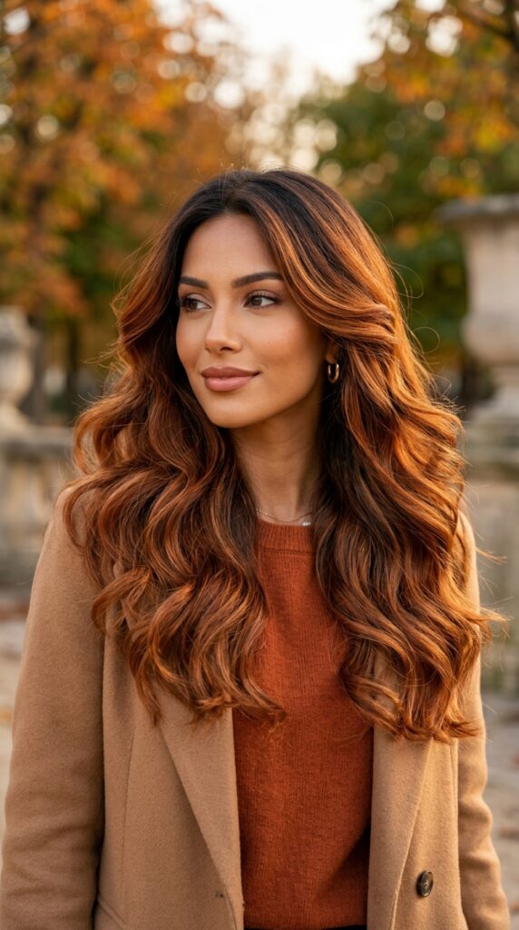 Cowboy Copper With Brunette Roots