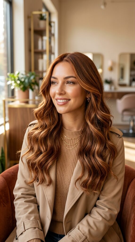 Cowboy Copper With Caramel Highlights