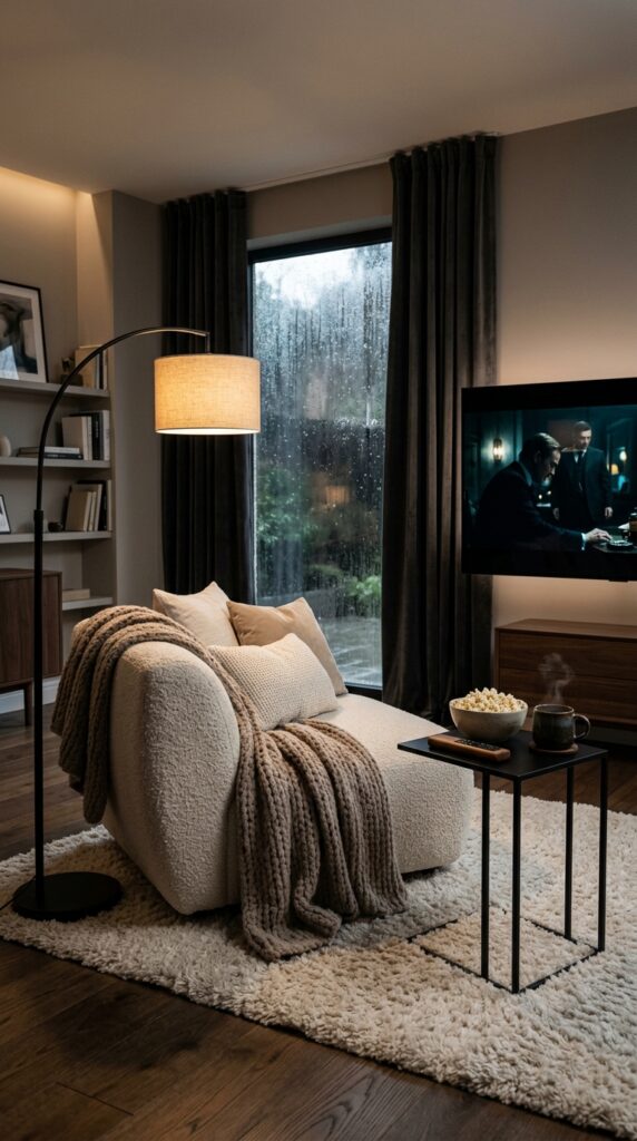 Cozy Movie-Watching Corner