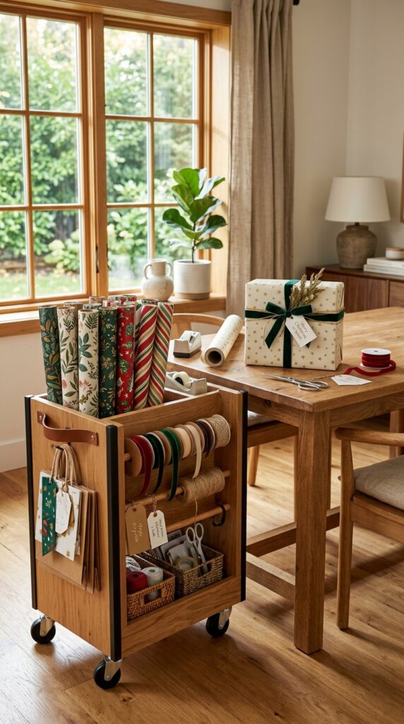 Create a Portable Gift Wrapping Station