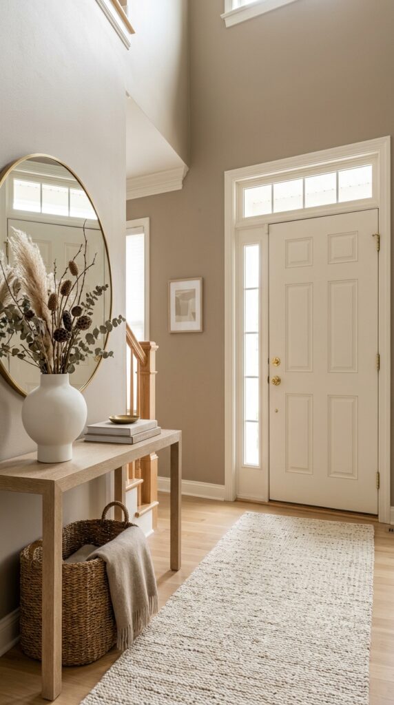Create a Soft Neutral Entryway