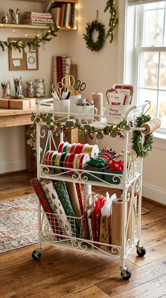 Create a Three-Tier Gift Wrapping Cart