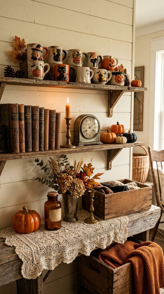 Create a Vintage Halloween Corner