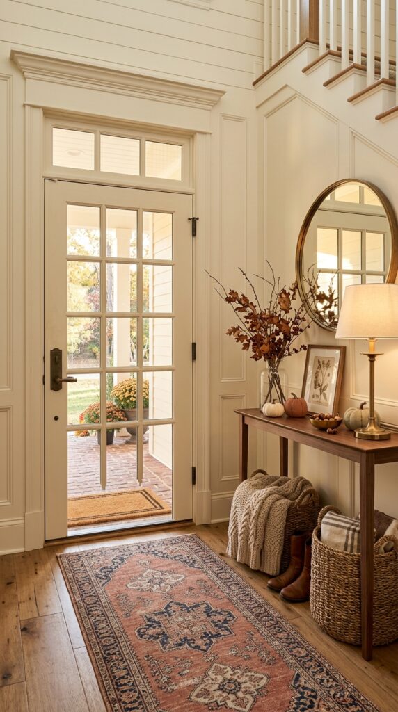 Decorate With Seasonal Front Door Interior Styling