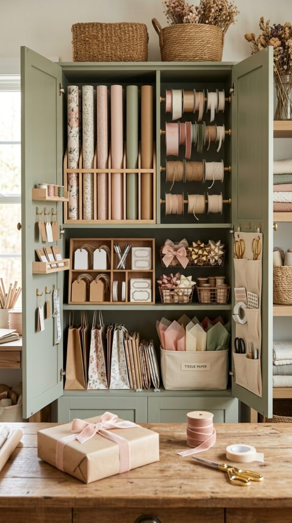 Design a Gift Wrapping Station